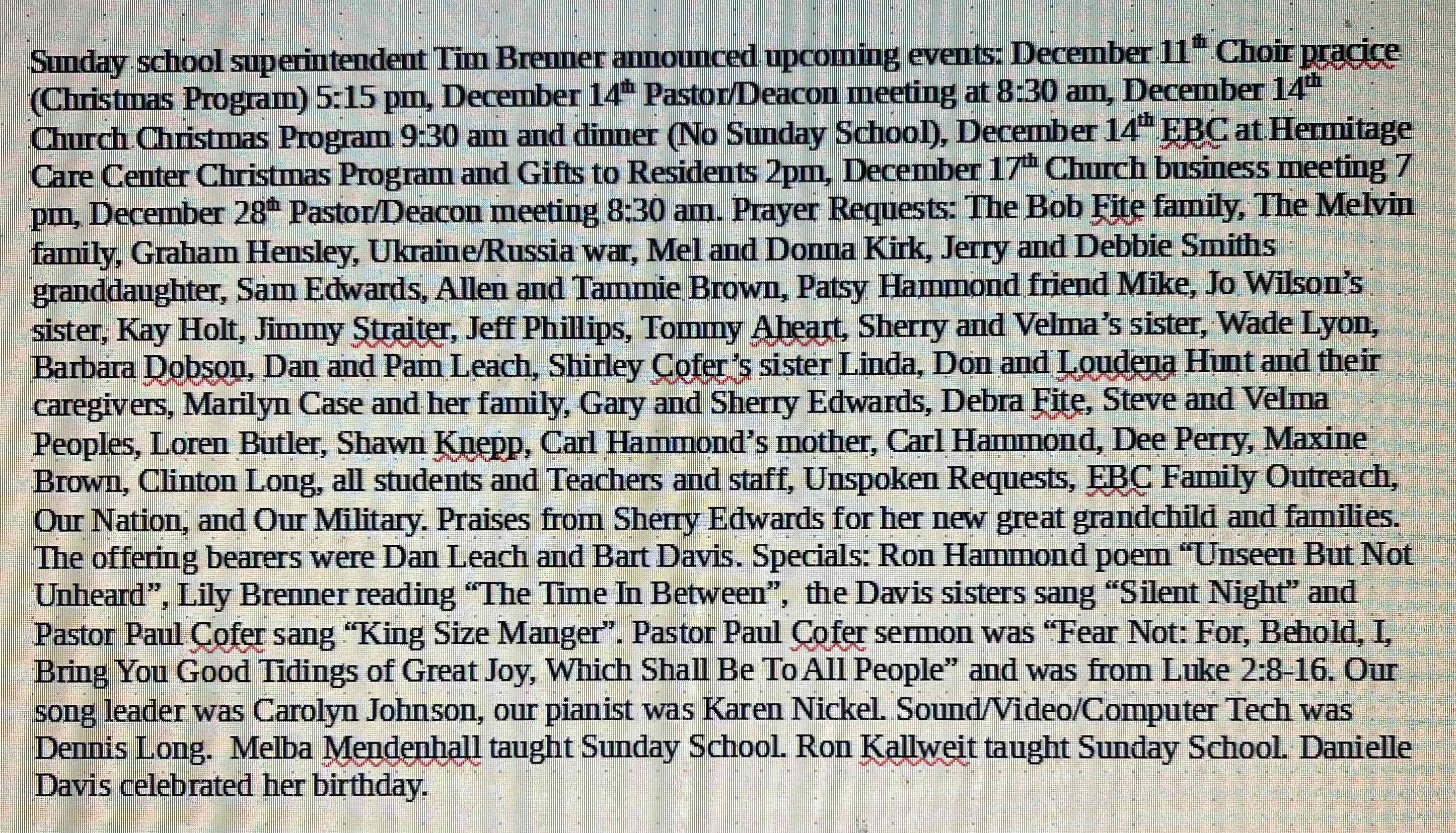 EBC News for December 7, 2025