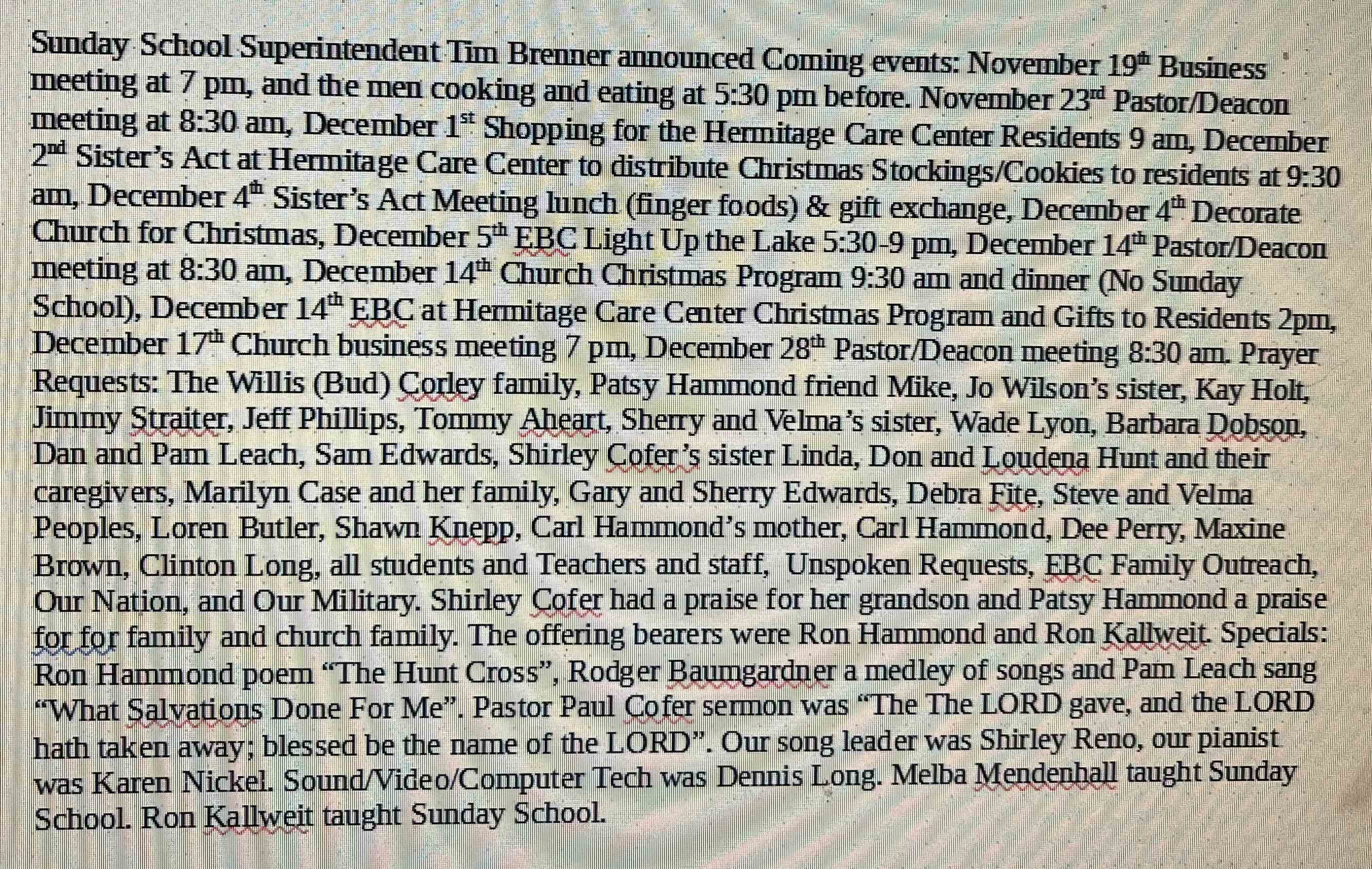 EBC News for November 16, 2025